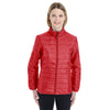 Core 365 Women's Classic Red Prevail Packable Puffer