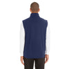 Core 365 Men's Classic Navy Cruise Two-Layer Fleece Bonded Soft Shell Vest