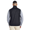 Core 365 Men's Black Techno Lite Three-Layer Knit Tech Quarter Zip Vest