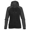 Stormtech Women's Black/Carbon Omega Two-Tone Zip Hoody