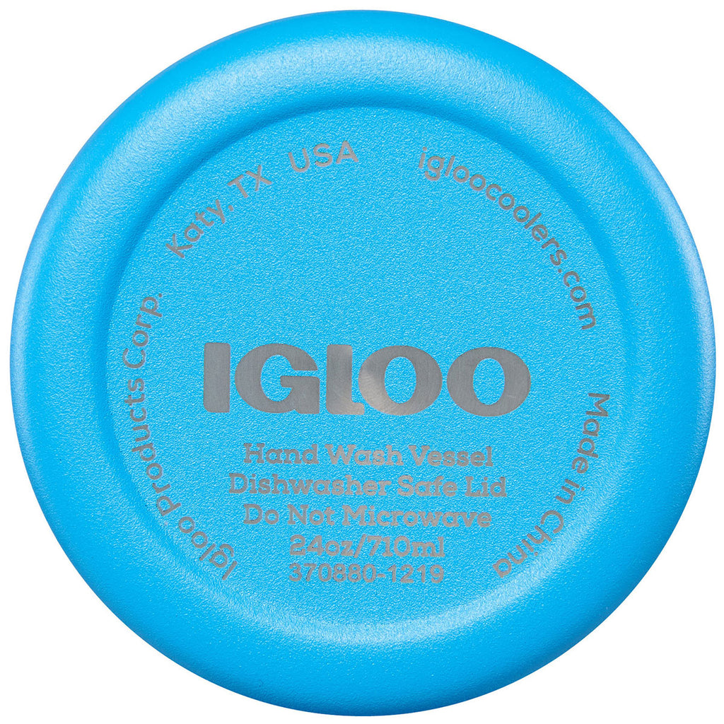 Igloo Light Blue 24 oz. Vacuum Insulated Bottle