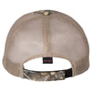 Outdoor Cap Khaki/Realtree Edge Washed Brushed Mesh Cap