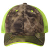 Outdoor Cap Kryptek Highlander/Neon Yellow Washed Brushed Mesh Cap