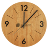 Woodchuck USA Mahogany Wood Clock
