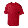 BAW Men's Red Xtreme Tek Digital Camo Short Sleeve Shirt