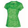 BAW Women's Green Xtreme Tek Digital Camo Short Sleeve Shirt