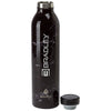 Manna Black 20 oz. Retro Stainless Steel Water Bottle