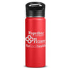 Columbia Bright Poppy 18 oz. Double-Wall Vacuum Bottle with Sip-Thru Top