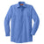 Red Kap Men's Petrol Blue/Navy Long Sleeve Striped Industrial Work Shirt