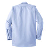 Red Kap Men's White/Blue Long Sleeve Striped Industrial Work Shirt