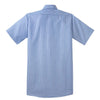 Red Kap Men's Blue/White Short Sleeve Striped Industrial Work Shirt