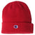 Champion Red Scarlet Ribbed Knit Cap