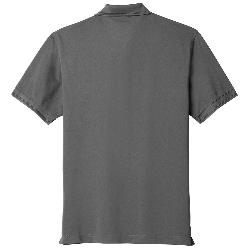 CornerStone Men's Charcoal Industrial Snag-Proof Pique Polo
