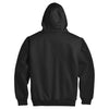 CornerStone Men's Black Heavyweight Full-Zip Hooded Sweatshirt with Thermal Lining
