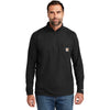 Carhartt Men's Black Force 1/4-Zip Long Sleeve T-Shirt