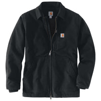 Carhartt Men's Black Sherpa-Lined Coat