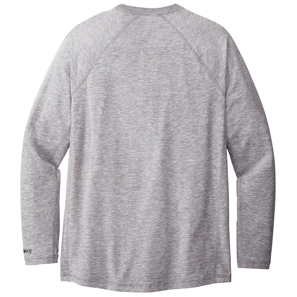 Carhartt Men's Heather Grey Force Long Sleeve Pocket T-Shirt