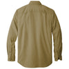 Carhartt Men's Dark Khaki Force Solid Long Sleeve Shirt