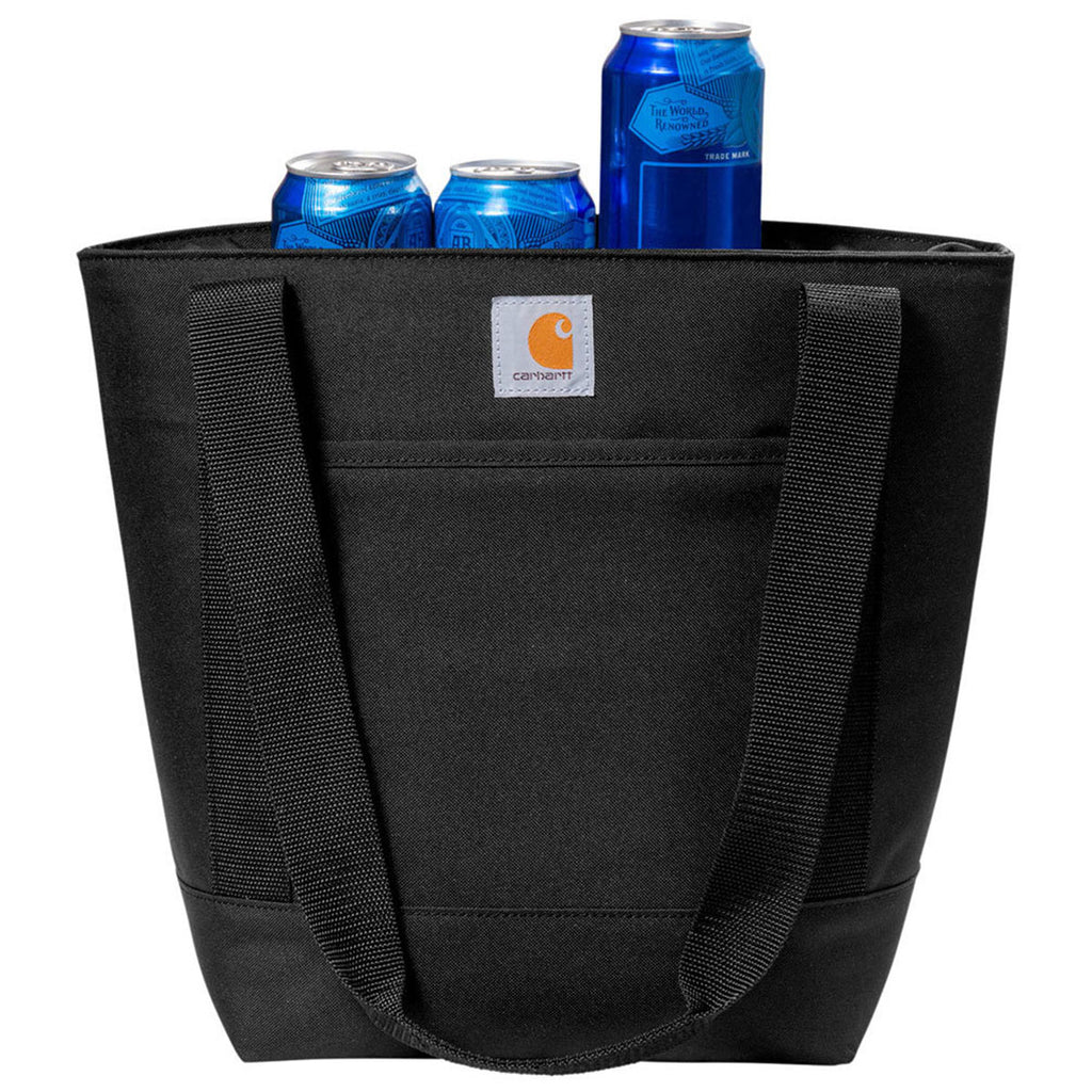 Carhartt Black Tote 18-Can Cooler