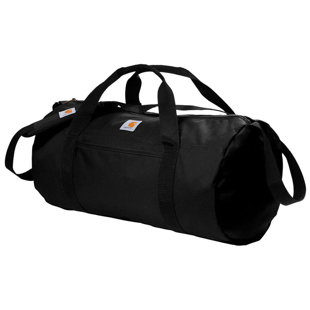 Carhartt Black Canvas Packable Duffel with Pouch