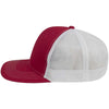 Clique Red/White Classic Fit Mesh Snap Back Cap