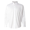 Calvin Klein Men's White Stretch Solid Dress Shirt