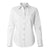 Calvin Klein Women's White Stretch Solid Dress Shirt