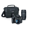 MerchPerks Canon Black EOS Rebel T7 Double Zoom Lens Kit