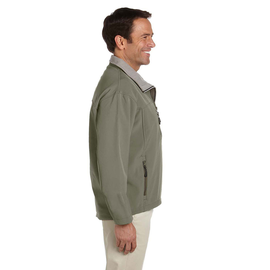 Devon & Jones Men's Olive Soft Shell Jacket