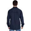 Dri Duck Men's Deep Blue Long-Sleeve Catch Fishing Shirt
