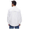 Dri Duck Men's White Long-Sleeve Catch Fishing Shirt