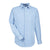 Devon & Jones Men's French Blue/White CrownLux Performance Micro Windowpane Shirt