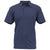 BAW Men's Navy Solid Spandex Polo