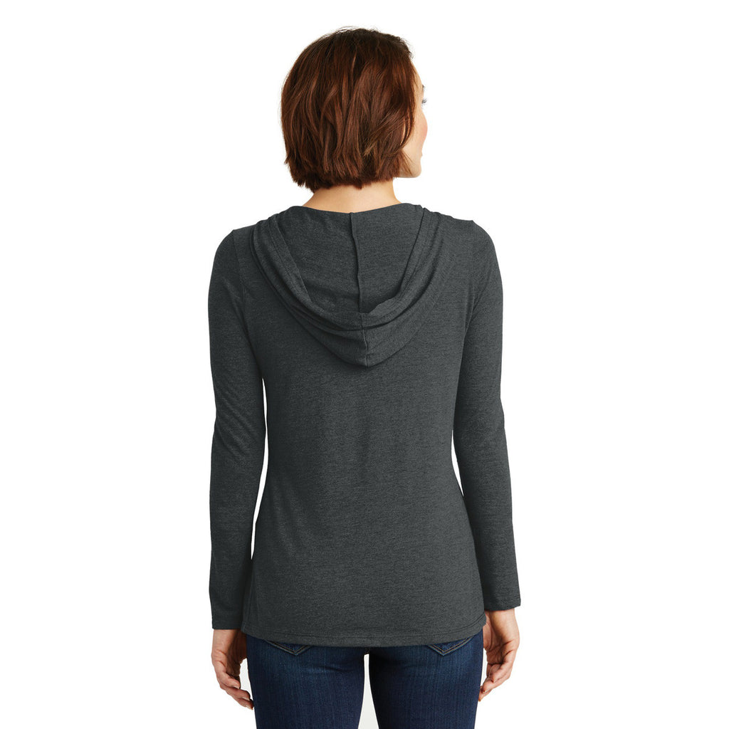 District Women's Black Frost Perfect Tri Long Sleeve Hoodie