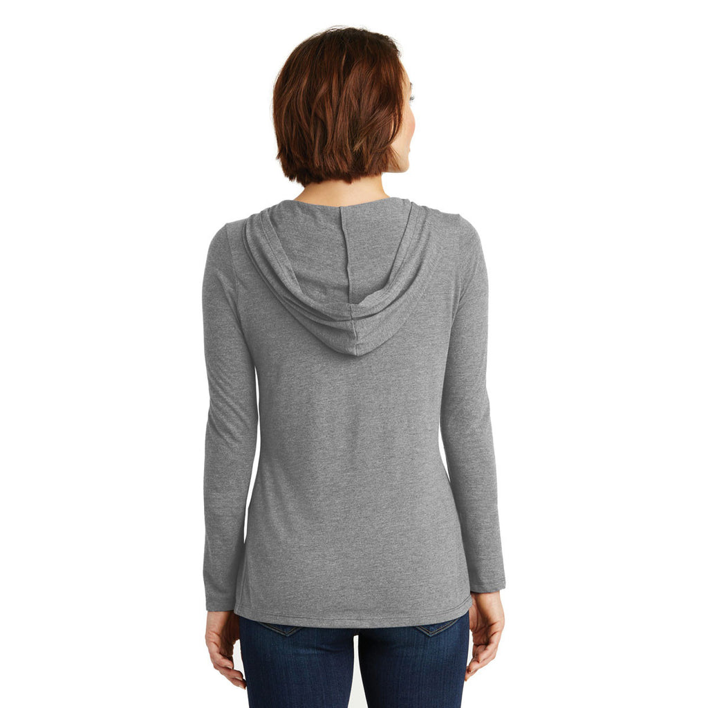 District Women's Grey Frost Perfect Tri Long Sleeve Hoodie
