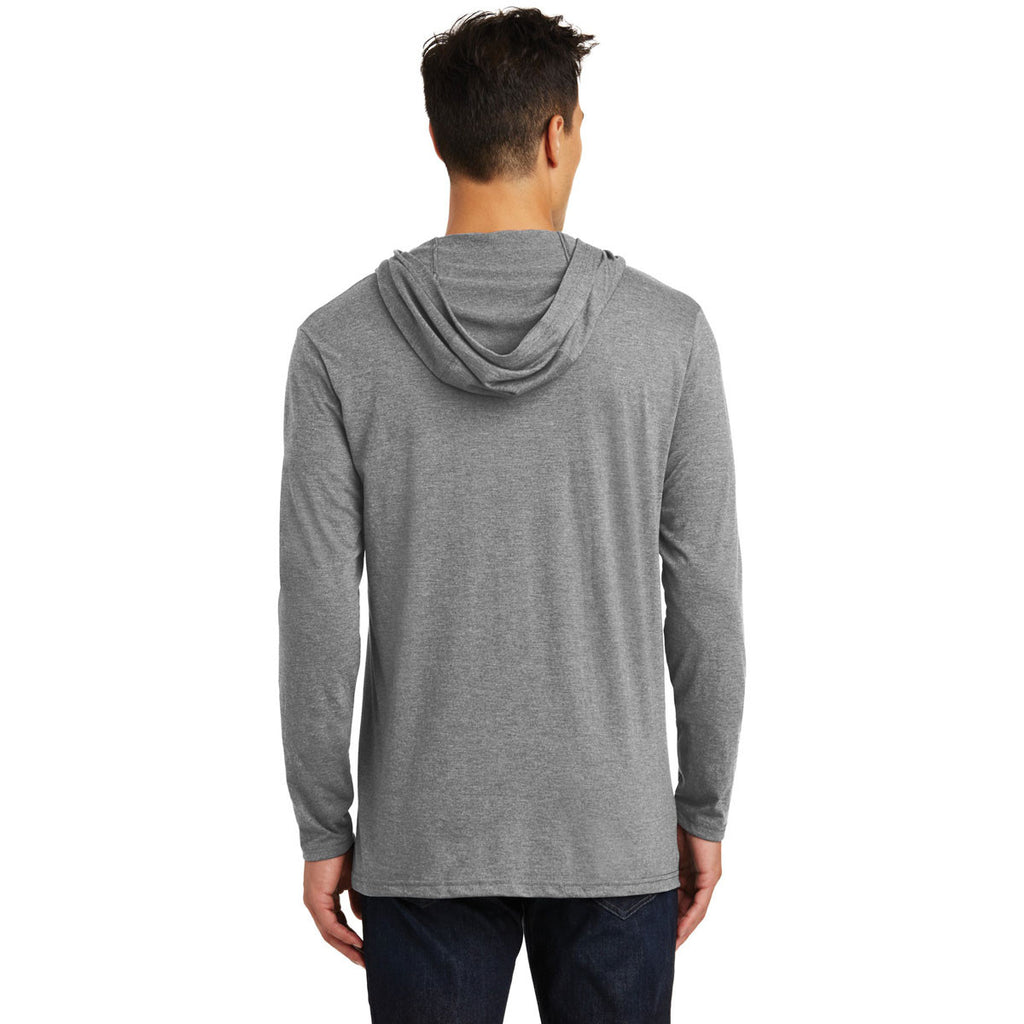 District Men's Grey Frost Perfect Tri Long Sleeve Hoodie