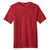 District Made Men's New Red Textured Crew Tee