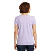 District Women's White/Pink Cosmic Cosmic Relaxed V-Neck Tee