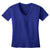 District Made Women's Lapis Blue Modal Blend Relaxed V-Neck Tee