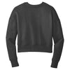 District Women's Charcoal Perfect Weight Fleece Cropped Crew