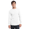 District Men's White Long Sleeve Thermal