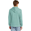 District Unisex Heathered Eucalyptus Blue Perfect Tri Fleece Pullover Hoodie