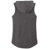 District Women's Heathered Charcoal Perfect Tri Sleeveless Hoodie