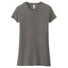 District Women's Grey Frost Fitted Perfect Tri Tee