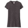 District Women's Heathered Charcoal Fitted Perfect Tri Tee