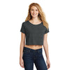 District Women's Black Frost Relaxed Crop Tee