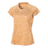 BAW Women's Texas Orange Vintage Heather Dry-Tek Short Sleeve Shirt