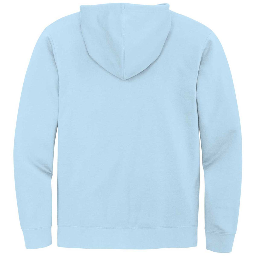 District Men's Ice Blue V.I.T. Fleece Full-Zip Hoodie