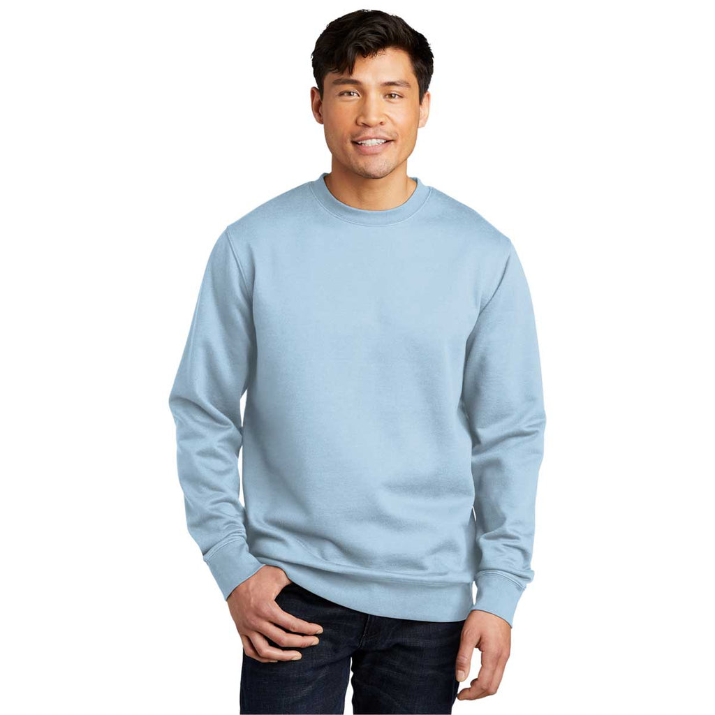 District Men's Ice Blue V.I.T. Fleece Crew