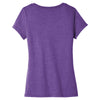 District Women's Heathered Purple Very Important Tee V-Neck
